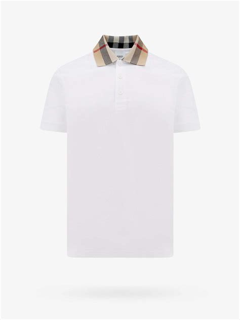 burberry polo yellow|burberry white polo shirt men's.